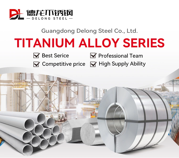 China Factory Direct Sale Round Titanium Rod Ti-6A-L4V Gr. 5 Titanium Bar Price Per Kg
